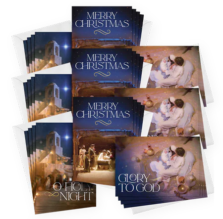 Set of 48 Why the Nativity Christmas Cards Image